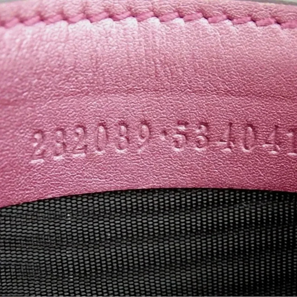 Authentic GUCCI 282089・534041 Micro Guccisima Card Case leather Pink - Picture 10 of 12